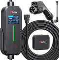 2025 Upgraded Level 1&2 Portable EV Charger, 16Amp Adjustable Current & Timer, 110V–240V, NEMA 5-15 & 6-20 Plugs, 21Ft EV Charging Cable, J1772 Electric Car Charger for All EVs/PHEVs, EV Charging Cord