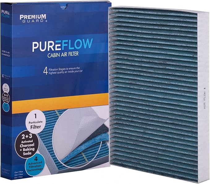 PG Cabin Air Filter PC6176X | Fits 2011-2023 Dodge Charger, 2011-2023 Chrysler 300, 2011-2023 Dodge Challenger