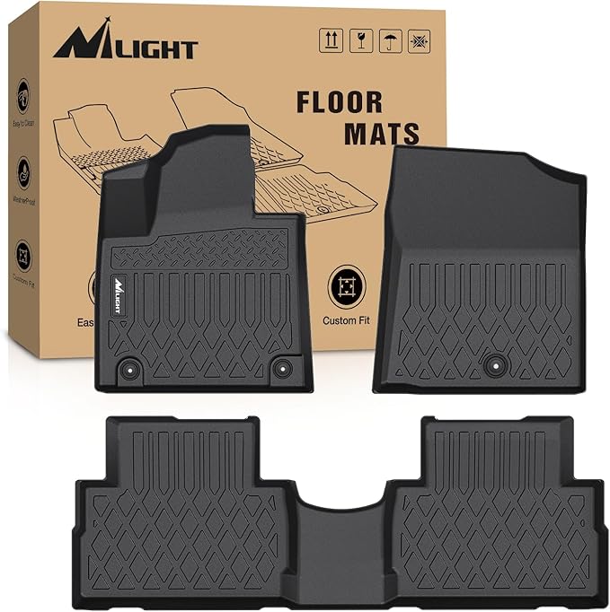 Nilight TPE Floor Mats for 2021 2022 2023 Hyundai Santa Fe 5 Seat (Non-Hybrid),All Weather Custom Fit Heavy Duty Floor Liners