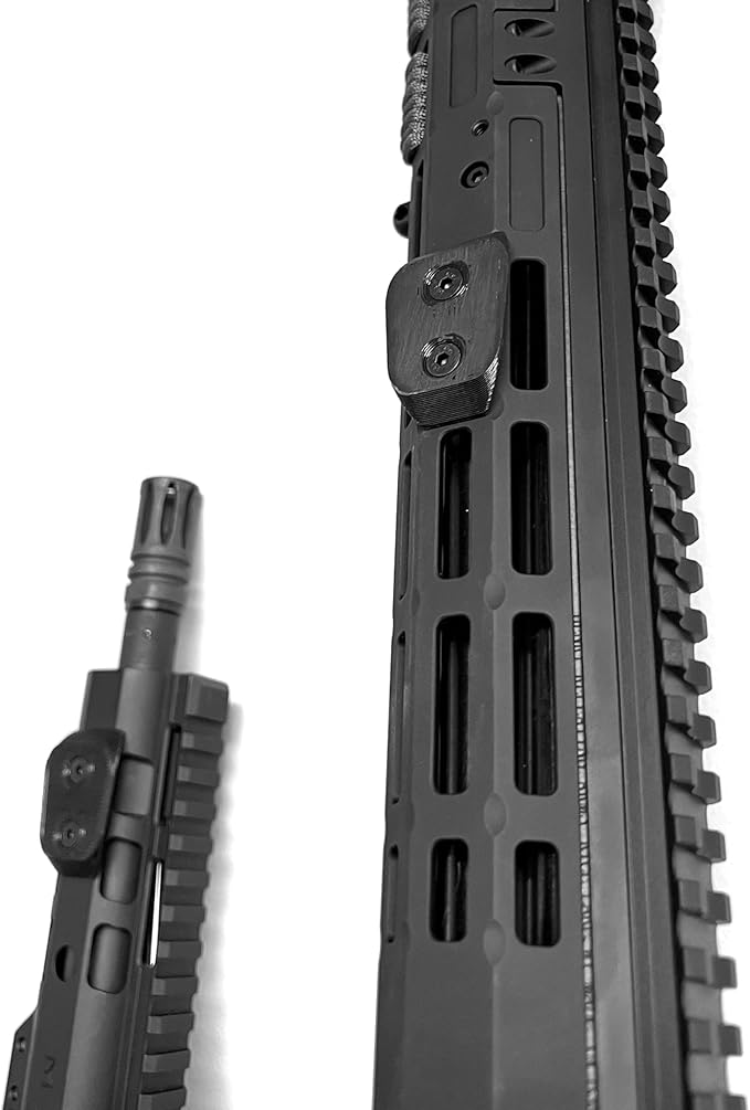 Spartan Mounts Locking .223/5.56 Rifle Mount Wall Display | Low Profile Floating Design Vertical and Horizontal Mounting Solution | Gun Room Safe Storage Organzation | Made in USA