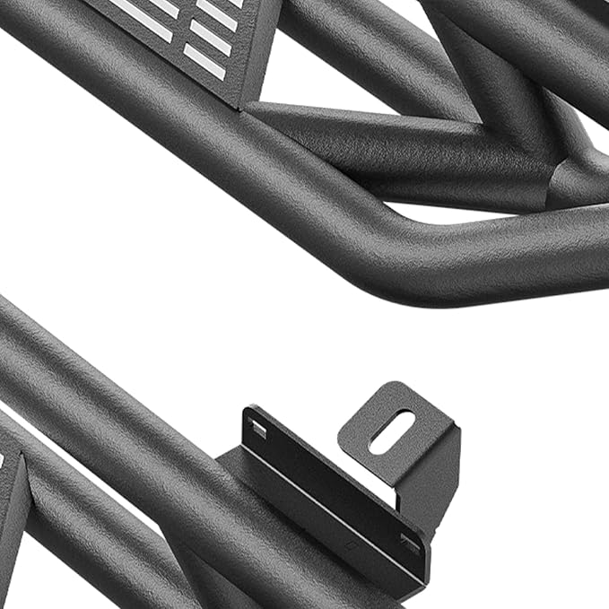 for Bronco Running Boards Compatible with 2021 2022 2023 2024 2025 Ford Bronco 2 Doors (Not for Sport Model), Heavy-Duty Steel Drop Side Steps Nerf Bars Bolt-on Step Plates Rock Sliders Rail