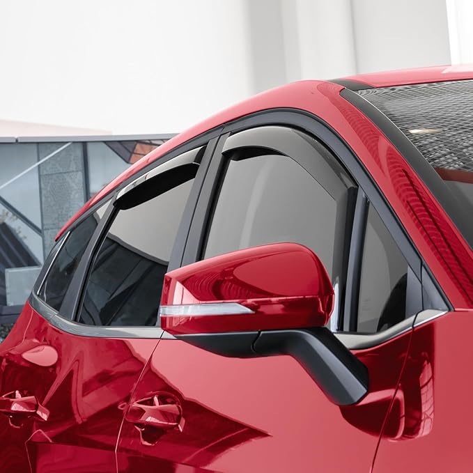 Voron Glass in-Channel Extra Durable Rain Guards for Kia Sportage 2023-2025, Window Deflectors, Vent Window Visors, 4 Pieces - 200816