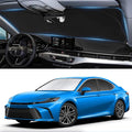 Sunshade for 2025 2026 Camry LE XLE Hybrid SE XSE Sedan Summer Interior Accessories Front Window Shield 210T Coating Cover for Windshield Sun Visor Protector 2026 Upgrade