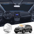 T TGBROS Windshield Sun Shade Custom Fit for 2017-2022 Honda CR-V Accessories Foldable Sun Shield Reflective Polyester Sun Visor Cover Block Heat and Sun Protection