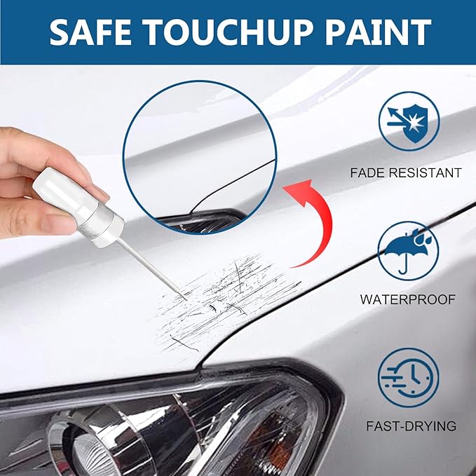 Ruby Flare Pearl(3T3) Touch Up Paint for Toyota-Exact Match 2 in 1 touchup Paint Pen for Chips and Nicks Repair Car Paint Scratch Repair Kit