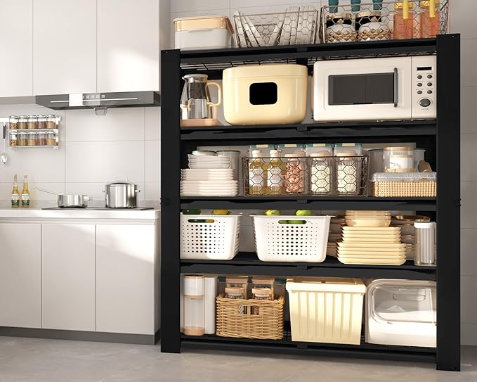 PrimeZone Heavy Duty Garage Shelving 5 Tier Heavy Duty Storage Shelves Adjustable Industrial Metal Wire Shelf Unit for Garage,Basement,Pantry,Warehouse,Commercial,36" W X 16" D X 72" H 3Pack