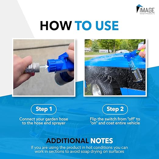 Image Wash Products - 16oz Platinum Wash Car Soap – Car Wash Foam Soap for Foam Cannon & Pressure Washer | High Gloss RV/Truck Wash Soap | Bubble Gum Scent, Detailer Grade Car Soap