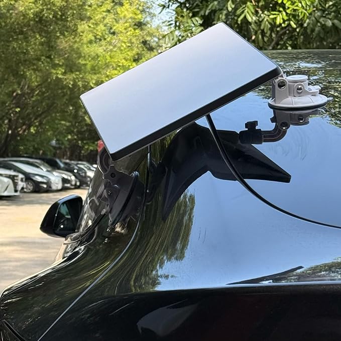 Starlink Mini Mount,Suction Cup for Starlink Mini,360-Degree Rotation,Compact and Portable,Suitable for Interior and Exterior Glass,Car Roof Mount,RV,Boat,Airplane and More