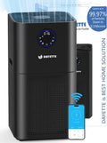4000ft² Air Purifiers for Home Large Room, Smart WIFI Air Purifiers APP & Alexa Control Air Cleaner, H13 Ture HEPA Filter for Pet Dander Smoke Dust, 22dB Sleep Mode for Bedroom (AP404 WIFI）