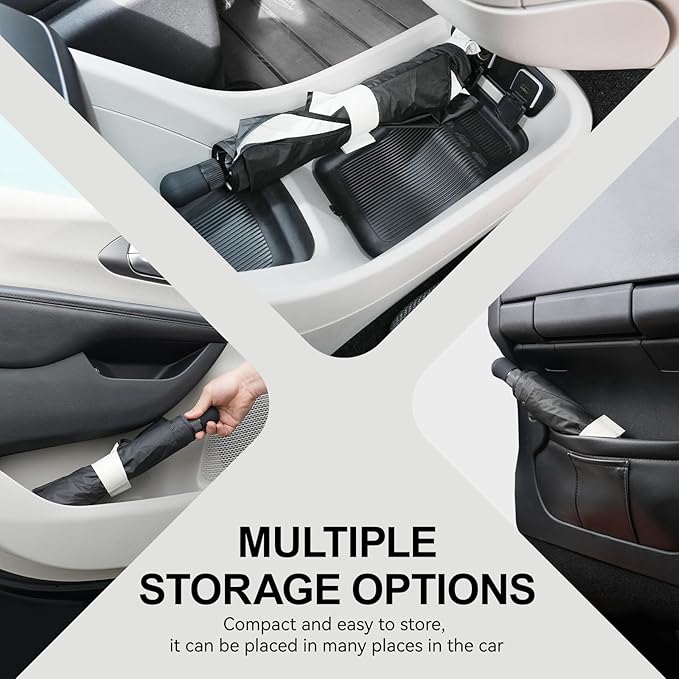 2017-2025 Upgraded for Chrysler Pacifica Sunshade, Portable Foldable Sunshade Accessories, [Nano Ice Crystals Coating] UV Protection, Keeps Interior Cool (for Chrysler Pacifica 2017-2025)