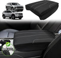 Muslogy Center Console Cover 1-Inch Extra Thick Armrest Pad Compatible with 2024 2025 GMC Acadia & Chevy Traverse&2025 Buick Enclave Arm Rest Cushion Padding Anti-Scratch Console Leather Lid Protector
