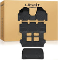 LASFIT Floor Mats & Trunk Mat for Honda Odyssey 2011 2012 2013 2014 2015 2016 2017 Mini Passenger Van (Fit 7& 8 Seats), All Weather TPE Car Floor Liners, 1st & 2nd & 3rd Row & Cargo Mat Full Set