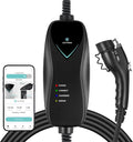Lectron Level 1 J1772 Charger (WiFi Version) - 110V, 15 Amp, NEMA 5-15 Plug, 16 ft Extension Cord - Portable Electric Car Charger for J1772 Evs