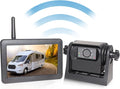 EWAY Wireless WiFi Magnetic Hitch Backup Camera 1080P HD Rechargeable Battery Powered No Wiring Rear View Reverse Monitoring Camera for Car Truck Pickup RV Camper 5th Wheel Horse Trailer Boat Trailer