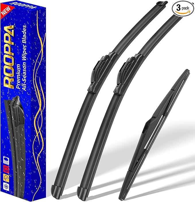 3 wipers Replacement for 2010-2015 Hyundai Tucson, Windshield Wiper Blades Original Equipment Replacement - 26"/16"/12" (Set of 3) U/J HOOK