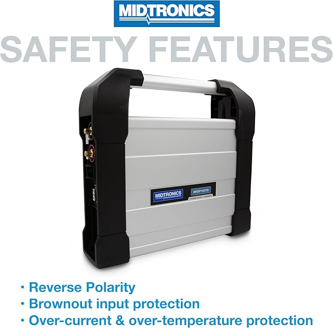 Midtronics MSP-070-Automotive Power Supply Charger & Battery Management Process-Reliable Power for Charging & Maintaining Battery State of Charge