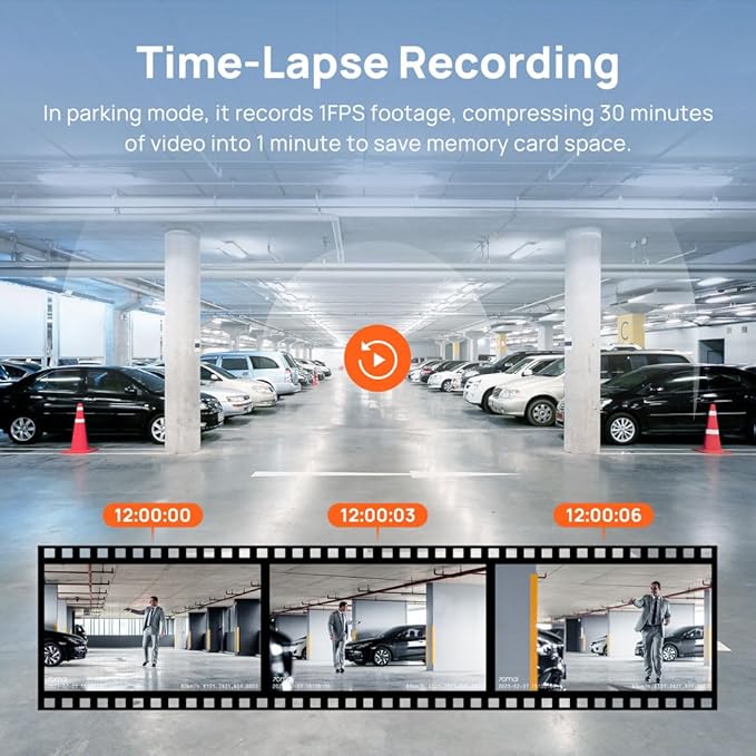70mai Dash Cam M200, Dash Camera for Cars 1080P, Dash Cam Front with STARVIS2 IMX662, HDR Night Vision, Parking Monitor, G-Sensor, Loop Recording, Time-Lapse,App & WiFi, Voice Control Small DashCam