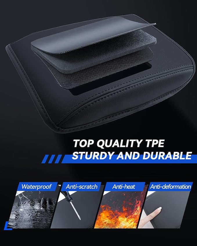 Armrest Cover for WRX 2022 2023 2024 2025 Accessories Center Console Middle Lid Pad Protector for Car Elbow Rest(Only Fit WRX 6MT)