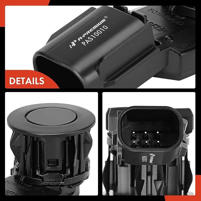 A-Premium 4-PC Reverse Backup Parking Assist Sensor Compatible with Select Toyota Models - RAV4 2014-2018, Tacoma 2015-2022, Tundra 2014-2021, Replace# 89341-0C010, 89341-0C020