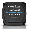 Dual Battery Isolator Heavy Duty 300 AMP 1000 AMP Peak Voltage Sensitive Relay VSR for 12 Volt Systems - Works with All Batteries Types Including Lithium and LiFePO4