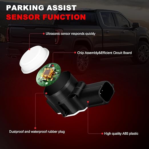 Parking Assist Sensor Compatible with Chevy Camaro Silverado Tahoe Suburban 2014-2018,GMC Sierra Yukon,Cadillac CTS Escalade XT5 CT6 2014-2017,Buick Encore Lacrosse 2017-2018 Parking Sensors