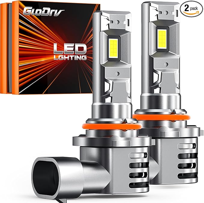 [2025 Upgrade] 9012 Bulbs [Latest & Brightest] 40000lm 800% Brighter 1:1 Mini Size Design With 6000k Cool White，Direct Installation Fog Light Bulbs Plug and Play, Pack of 2