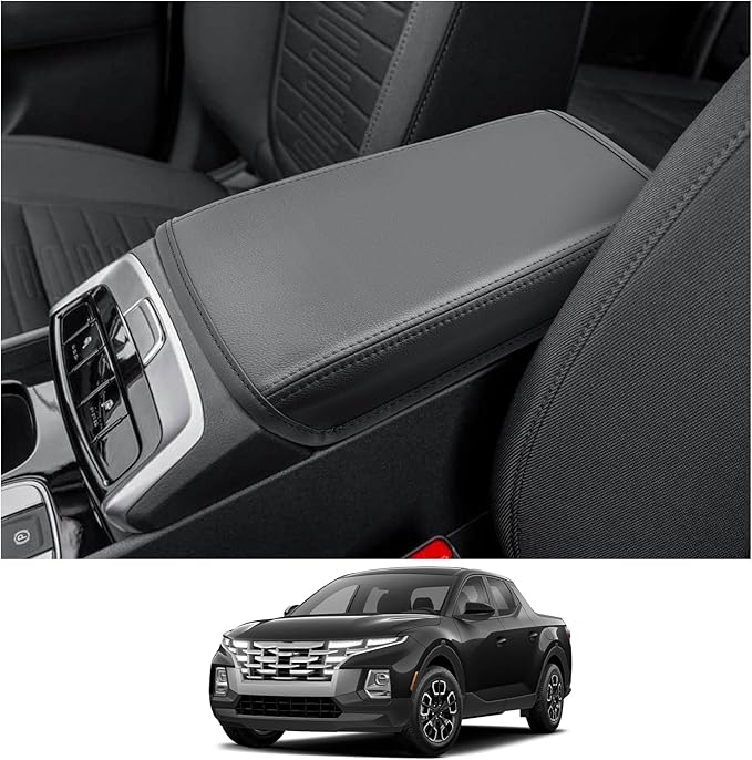 CDEFG Compatible with 2024 Hyundai Santa Cruz Tucson Center Console Cover for 2022-2024 Santa Cruz Accessories Armrest Cover Tucson Middle Console Pad Arm Rest Cushion