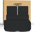 LASFIT Cargo Mat & Backrest Mat for Mercedes Benz GLS 450/580 / 63 AMG 2026 2025 2024 2023 2022 2021 2020, All Weather TPE Waterproof Cargo Liner Custom Fit GLS 2020-2026 Trunk Mat with Seatback