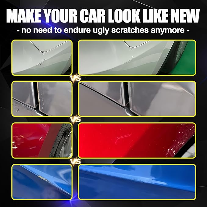 KIKIMO for Tesla Touch Up Paint(Red Multi-Coat(PPMR)), Car Paint Repair Kit for Tesla Model Y/3/S/X, 2 In 1 Scratches Repair with Pen Tip and Brush, Color-Matched for Quick & Easy Fix
