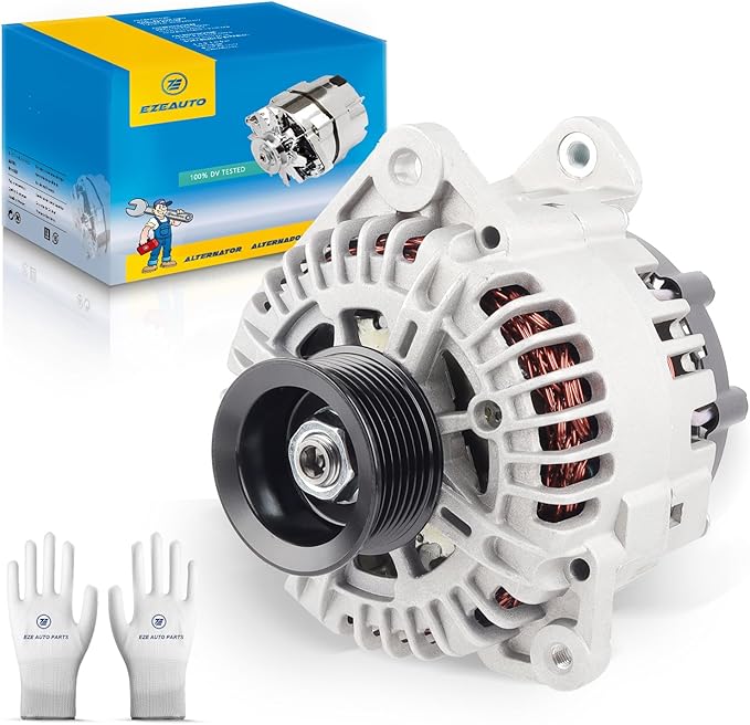 Ezexpreze 11256N Alternator Fit for 2007-2019 Nissan Armada Frontier Pathfinder Titan Xterra, 2008-2010 Infiniti QX56, 2009-2012 Equator, 12V 130A OE#11256 23100-ZH00A 23100-ZH00B TG15C113
