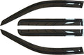 4pcs Outside Mount Style Window Rain Guards Durable Side Window Wind Deflectors Dark Smoke Vent Window Visors Compatible with Toyota 2005-2015 Tacoma Double/Crew Cab