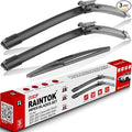 Windshield Wiper Blades Replacement for 2012-2017 Chevy Chevrolet Sonic, Aveo, 2011-2017 Holden Barina Original Factory Quality Front Rear Wipers Blade Set for My Car - 26"/15"/11" (Pack of 3)