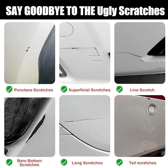 Car Touch Up Paint(Diamond Black Crystal Pearl-Coat(PXJ/KXJ)) for Dodge Ram, Car Paint Scratch Repair Kit, Quick & Easy Solution to Repair, 2 in 1 Scratch Remover Pen with 2PCS Disposable Micro Applicators