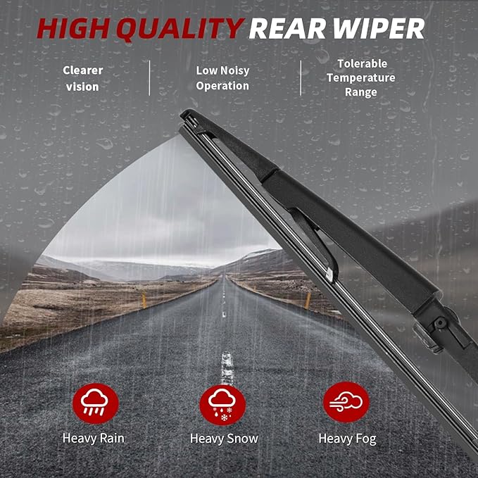 OTUAYAUTO Premium Windshield Wiper Blades - Replacement for Kia Sportage 2017-2023 - Precision Fit, All-Weather Performance, Front and Rear Wiper Blades, J/U Hook - 26"+16"+11" (Pack of 3)