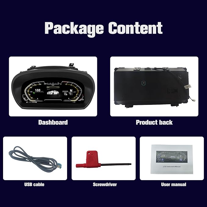 Speedometer Instrument for BMW E87 2006-2011 CCC CIC Linux System Original Car Information Display Digital Cluster Dashboard Screen