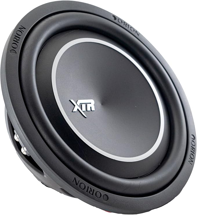 ORION XTR Series XTR12SWD4 Shallow Mount 12” Car Subwoofer, 2000W Max Power, 500W RMS, Dual 4 Ohm, UV Coated Cone, NBR Surround – Compact Slim Subwoofer for Clean Bass in Tight Car Audio Installs