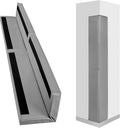 Wall Corner Guards & Edge Protector, Heavy Duty Wall Corner Protective Safety Padding, All-Weather 2 Sides Corner Pad for Gyms, Basketball Court, Playrooms, Garages,etc. (Gray, 5FT Tall 6in Sides)