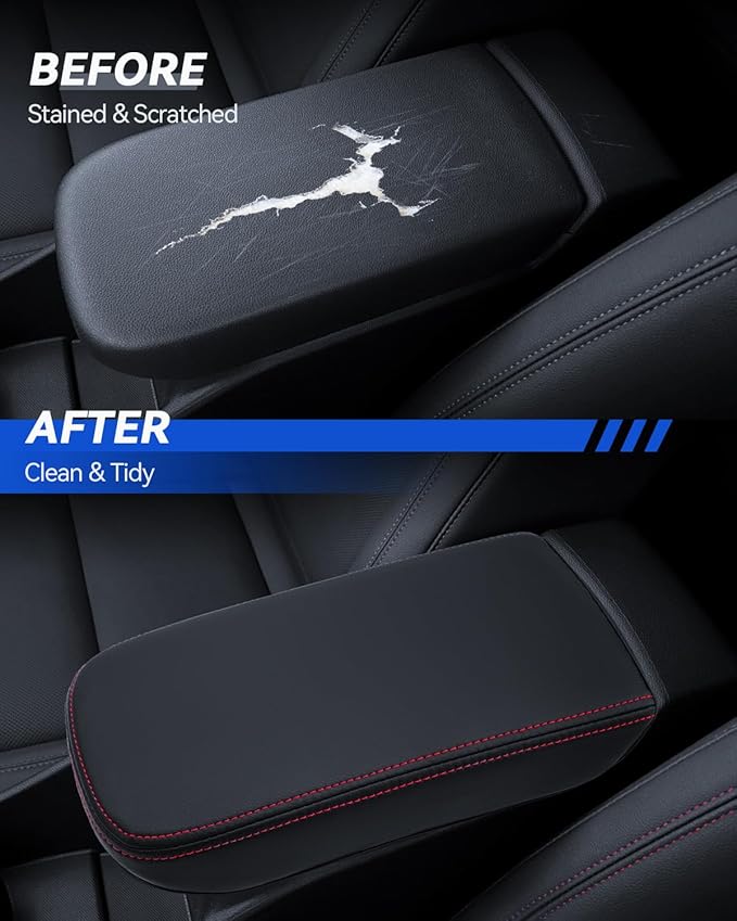 Armrest Cover for 2024 2025 Chevy Trax (LS, 1RS, LT, 2RS, ACTIV) Accessories Center Console Middle Lid Pad Protector for Car Elbow Rest
