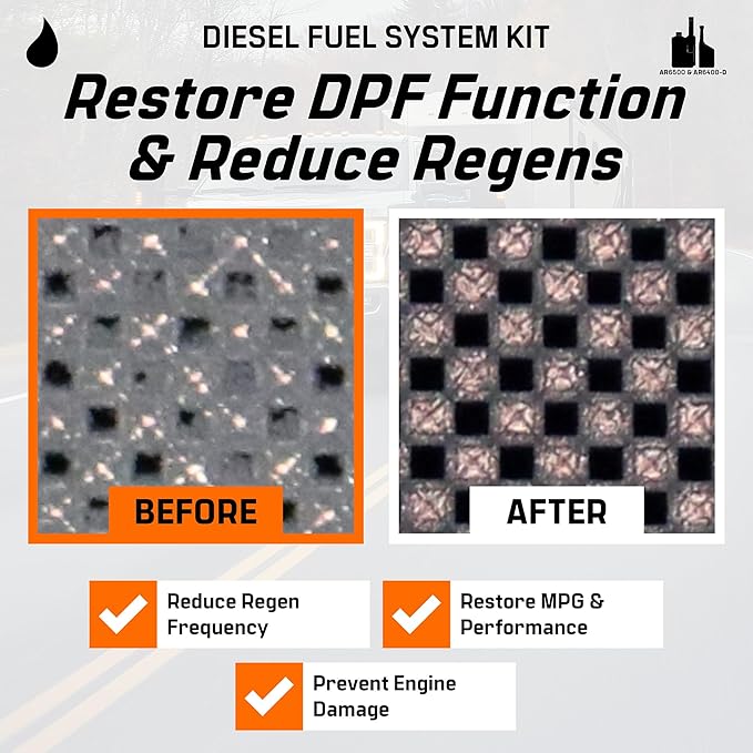 Archoil Diesel Fuel System Kit - AR6500 Diesel Treatment (40 oz) + AR6400-D Diesel Fuel System Cleaner