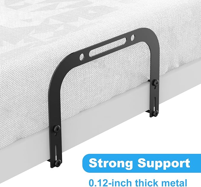 Mattress Slide Stopper, YUOROS Non Slip Mattress Gripper for Metal Bed Frame, Holder Retainer Bar to Keep Mattresses Topper from Sliding