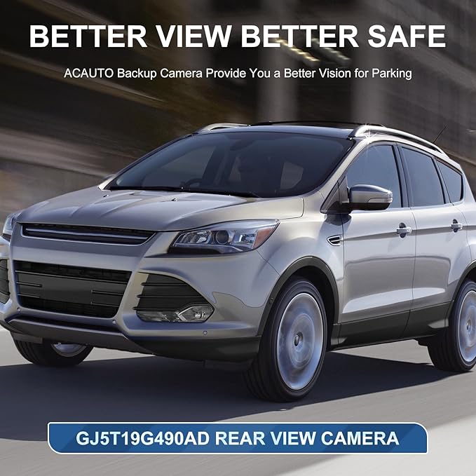 Rear View Backup Reverse Camera Compatible with Ford Escape 2014 2015 2016, Safety Parking Back Up Assist Camera OE Number GJ5T19G490AD GJ5T-19G490-AB EJ5Z-19G490-A