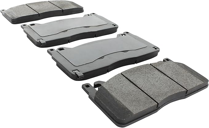 Premium Semi-Metallic Front Brake Pads (1001-1853M) Compatible with Ford Mustang 2015-2020