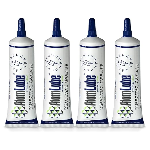 Dielectric Grease, 4-Pack 1oz Tube | Waterproof for Electrical Connectors, Switches, and Sensors | Safe High Temp & Multipurpose Electrical Grease