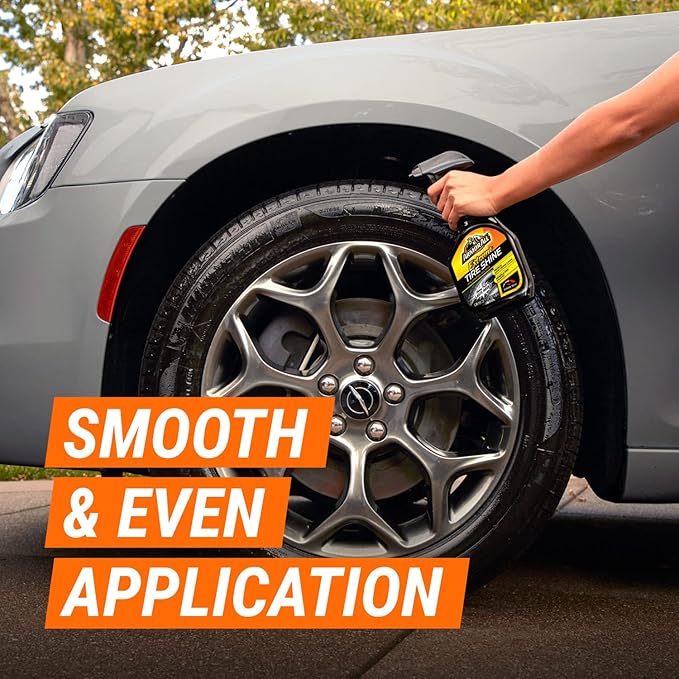 Armor All Extreme Tire Shine Spray , Tire Cleaner and Shine, 22 Fl Oz Each, 6 Pack