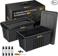 2 Pack E-Track Basket Storage Bin for E Track Accessories for Enclosed Trailer- System to Tool Organizer Workshop, Garage
