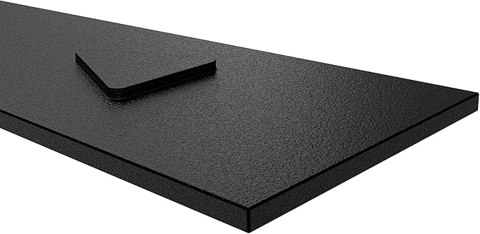 ZEKOO Garage Door Magnetic Decorative Hardware Kit Garage Door Magnets Accents Faux Hinges and Handle Garage Door Decoration Curb Appeal Set of 6, Black