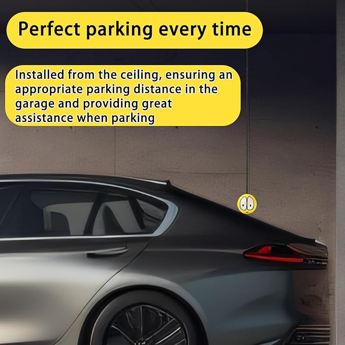 2 Pack Garage Parking Aid - Double Car Parking Assist System with Telescopic Adjustable Length