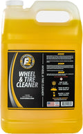 ExoForma Wheel & Tire Cleaner - Removes Built-Up Brake Dust, Dirt & Grime - Improves Dressing Performance - 2-in-1 Formula - Chosen by Pros (128 FL Oz)