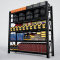 Garage Shelving Heavy Duty - 6.5ft W Extra Large Metal Shelving Units and Storage for 5500lbs, 5tier Adjustable Basement Storage Industrial Shelves Pallet Racking Organizer (23.6"D *78.7"W * 98.4"H)