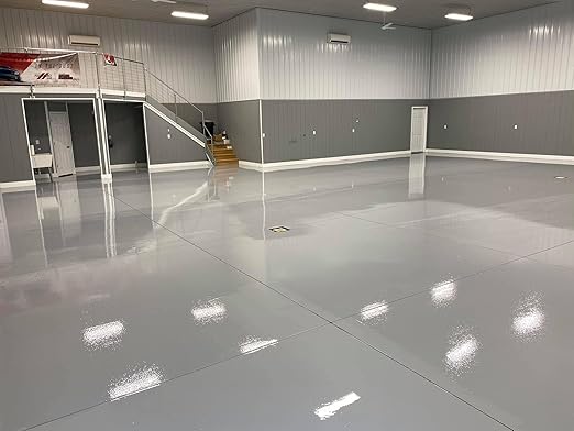 Epoxy Resin Coating 3 Gallon Kit - Clear- Standard Cure Speed - for Floors, Counter Tops, Garages & More -100% Solids -2 Components - Self Leveling, Chemical Resistant, Solvent-Free